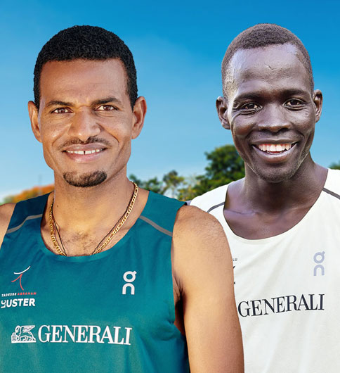 Tadesse Abraham is an ambassador for Generali’s commitment to running
